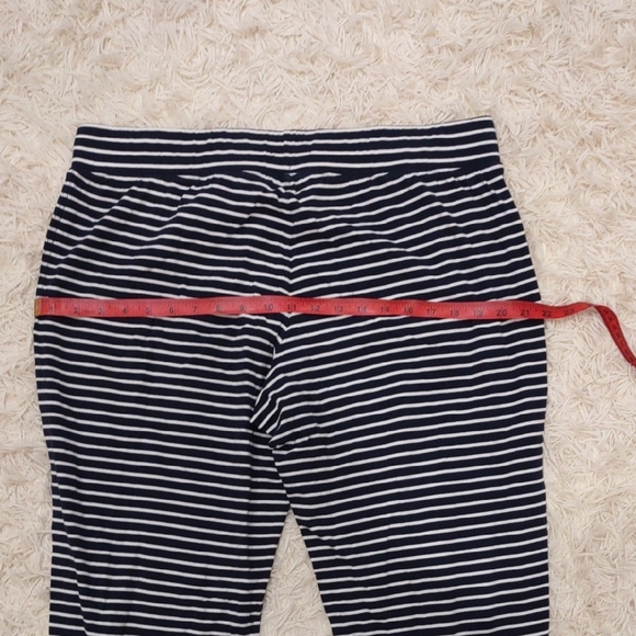 Striped Black and White Lounge Pants - Picture 7 of 10